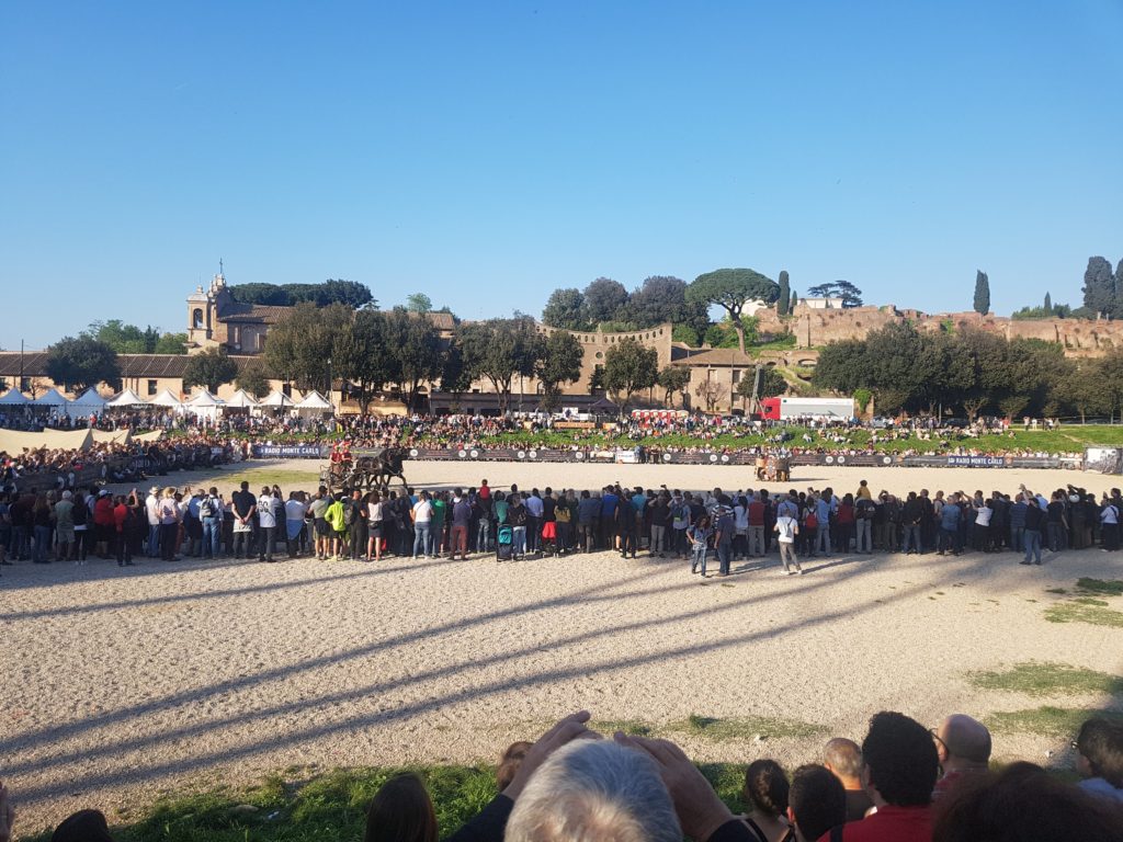 Vystoupení v Circus Maximus