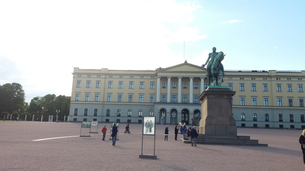 Královský palác v Oslu.