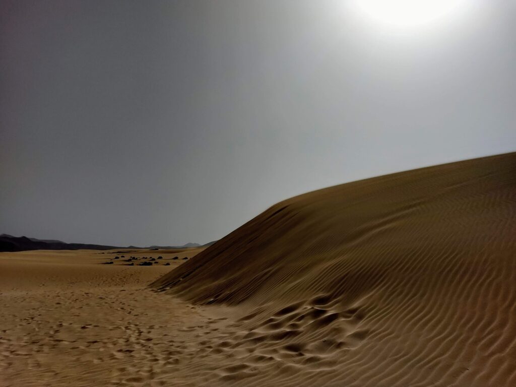 Mohutné písečné duny, Corralejo.